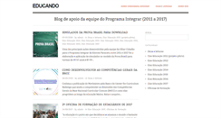 Desktop Screenshot of educando.net.br