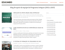 Tablet Screenshot of educando.net.br